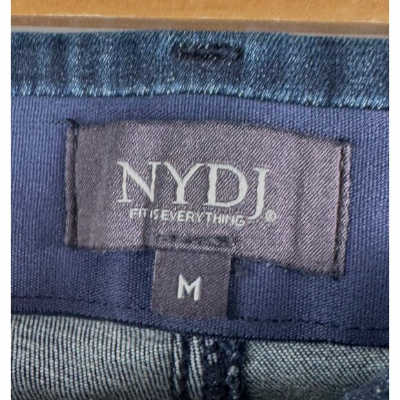 NYDJ Waist Match Marilyn Straight Jeans 90s stretchy tummy tuck‎ sz M - Picture 3 of 11